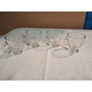 4pc 3.2 Ounce Espresso Shot Glasses Clear